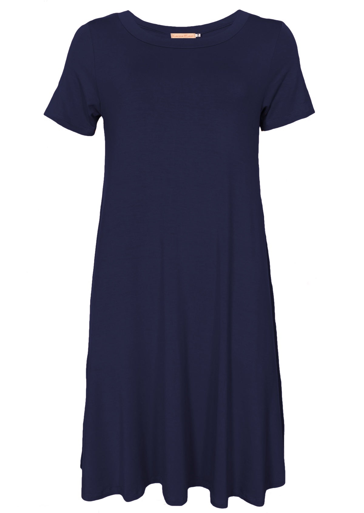 Simple Jersey Dress Navy Blue | Karma East